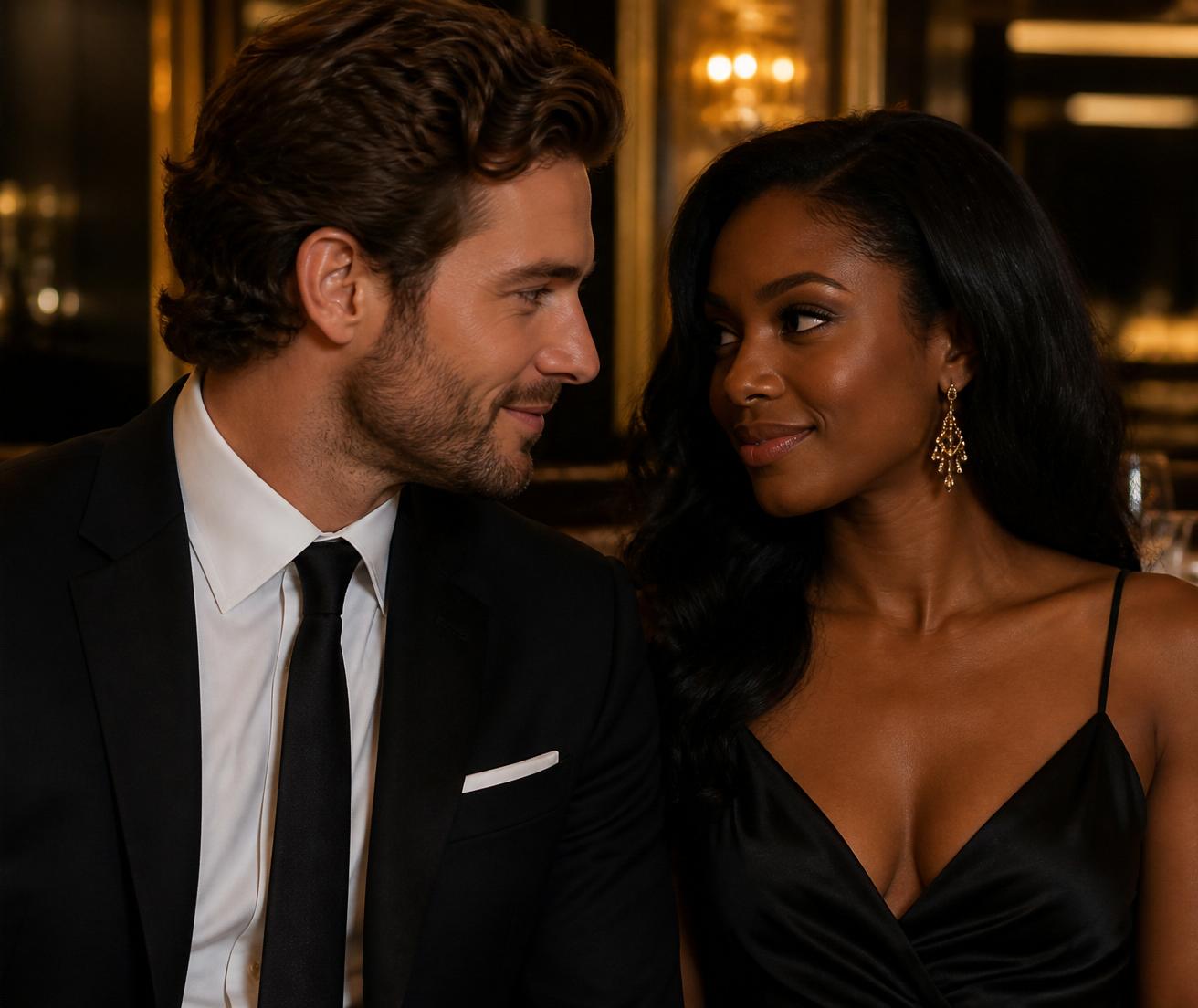 Casal elegante representando o serviço de consultoria de relacionamento Zaffs Match
